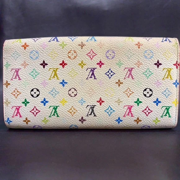 Louis Vuitton Murakami Sarah Wallet Multicolor Monogram Canvas - Picture 12 of 13